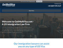 Tablet Screenshot of getmeavisa.com
